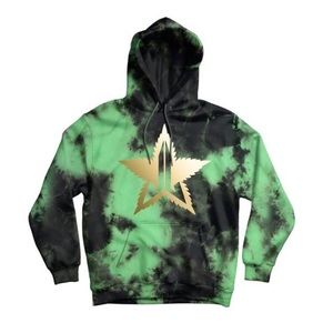 🛑 ISO JEFFREE STAR TIE DYE LEAF HOODIE